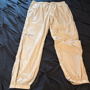 Black Scale Beige/Tan Lightweight Jogger Sweatpants